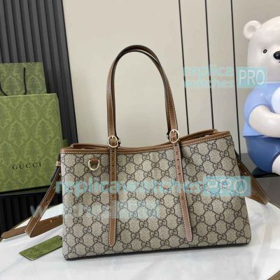 Copy GG Emblem Small Tote Bag 815214 GG Monogram Pattern